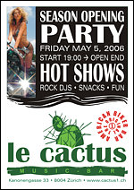 Season Opening Party at Le Cactus *check out the flyer*